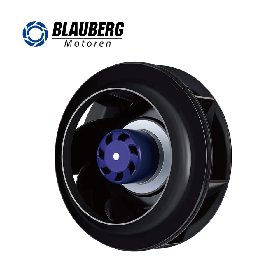 133mm Dc Backward Centrifugal Fan Extraction Fans Ventilation For Data Area factory