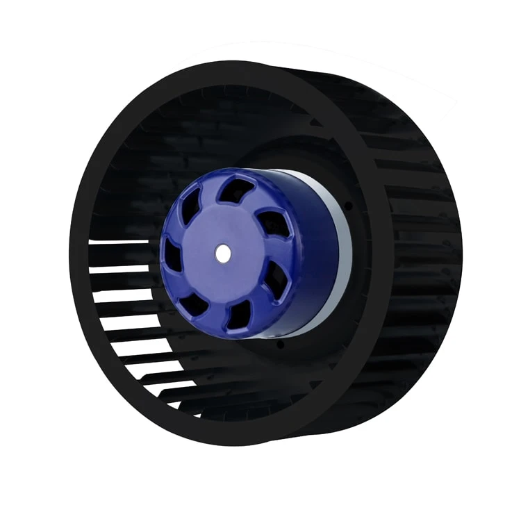 140mm 48V Plastic Data Center Cooling DC Forward Curved Centrifugal Fan With CE