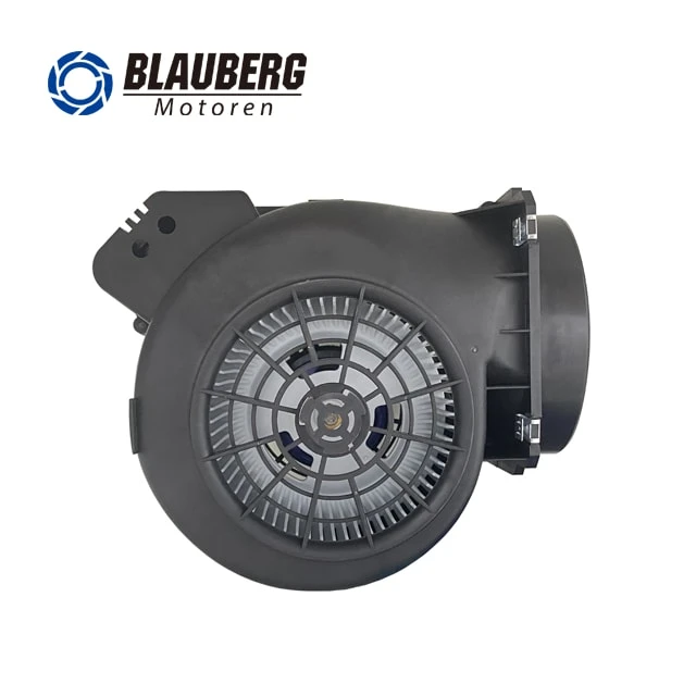 146mm High Pressure Double Inlet Plastic EC Centrifugal Blower Fan For Ventilation Cooling