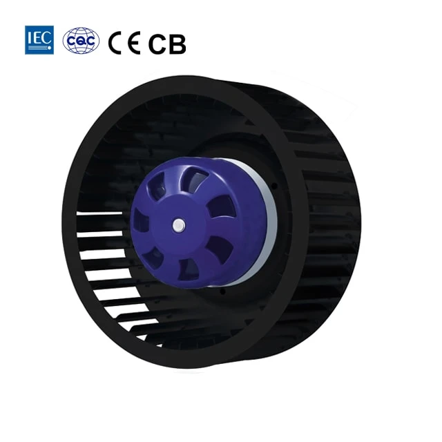 160mm IP55 CE Approved Plastic Circular Centrifugal Fan With EC Motor
