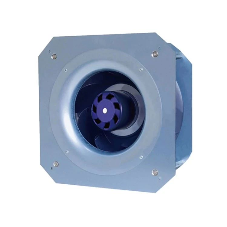 190mm Wide Radial Bearings Air Purifier EC Backward Ip55 Fan With Bracket For Data Area factory