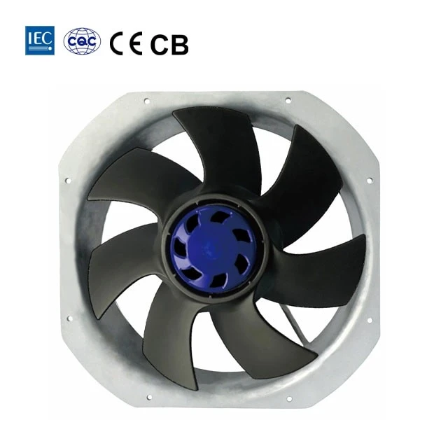 250mm EC Axial Fan High Efficiency Air Flow Ventilation Industrial Axial Exhaust Fan factory