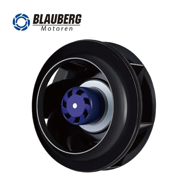 355mm EC/DC External Rotor Motor Radial Backward Curved Centrifugal Fan For Extruders factory