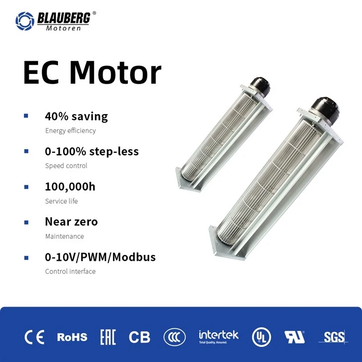 80mm AC Tangential Fan 230V 70W High Efficiency Blower For HVAC System, Refrigerator, Air Curtain suppliers