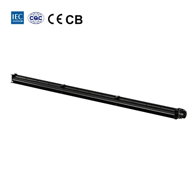 DC 24V Cross Flow Fan/Oven Fan/Fireplace Fan For Heating With Triple Impeller factory
